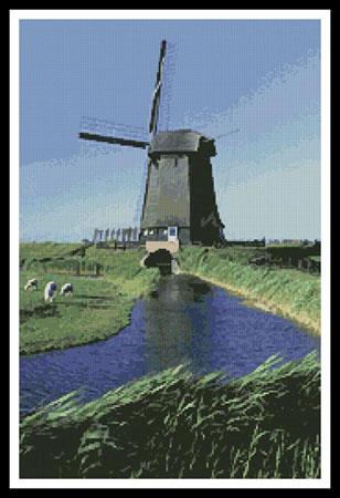 Windmill Photo - Artecy Cross Stitch
