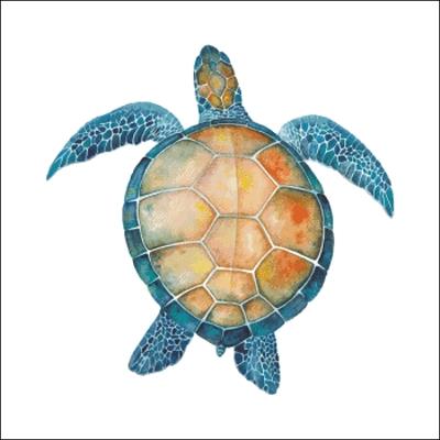 Watercolour Sea Turtle - Charting Creations