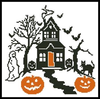 Spooky Halloween House - Artecy Cross Stitch