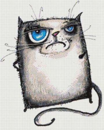 Grumpy Cat by Katja Main - Paine Free Crafts