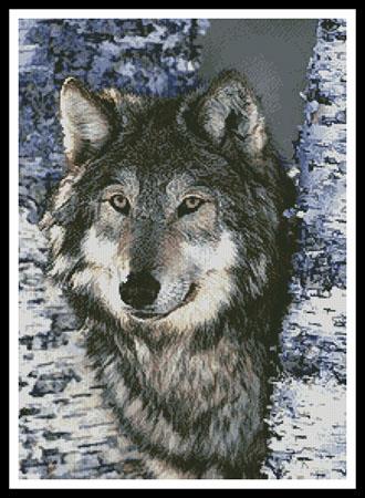 Grey Wolf - Artecy Cross Stitch