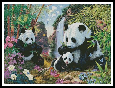 Panda Valley - Artecy Cross Stitch