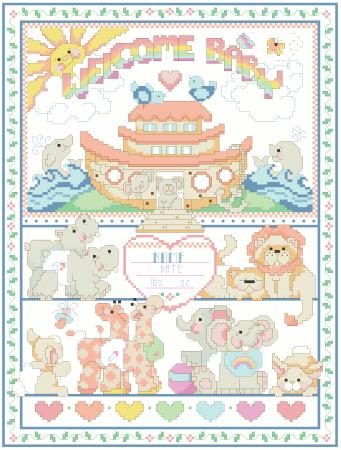 Noah's Ark Birth Record - Kooler Design Studio