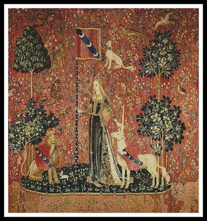 Touch (Lady And The Unicorn) - Artecy Cross Stitch