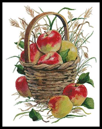 Basket Of Apples - Artecy Cross Stitch