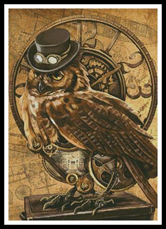 Steampunk Owl - Artecy Cross Stitch