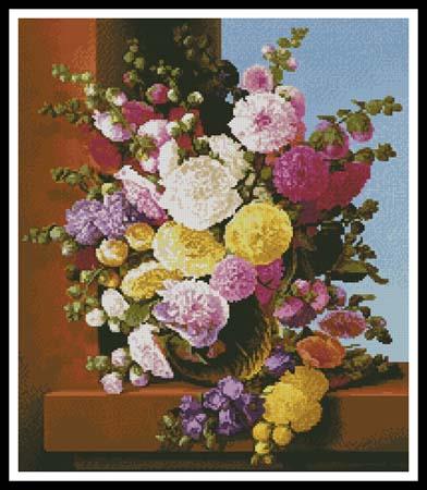 Still Life Of Flowers - Artecy Cross Stitch