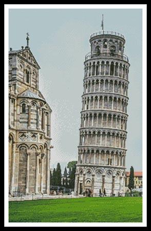 Leaning Tower Of Pisa - Artecy Cross Stitch