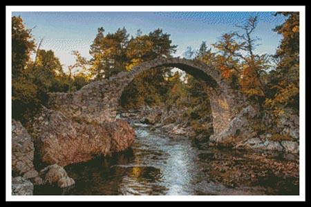 Carrbridge Packhorse Bridge - Artecy Cross Stitch