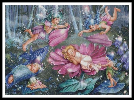 Evening Fairies (Large) - Artecy Cross Stitch