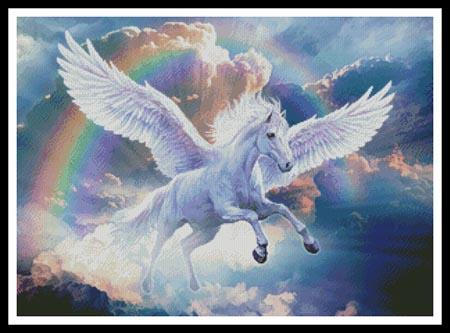 Rainbow Pegasus - Artecy Cross Stitch