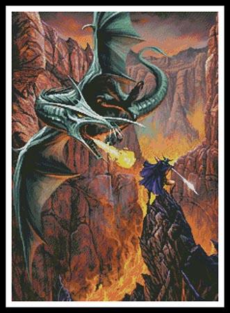 Dragon Chasm - Artecy Cross Stitch