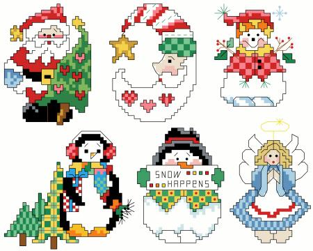 Snow Happens Ornaments - Kooler Design Studio