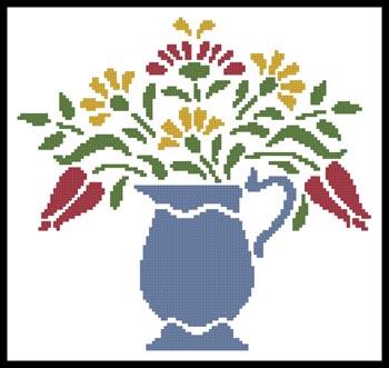 Flower Pitcher - Artecy Cross Stitch