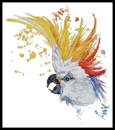 Watercolour Cockatoo - Artecy Cross Stitch