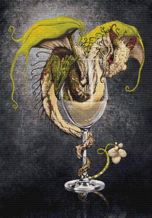 White Wine Dragon by Stanley Morrison - Paine Free Crafts