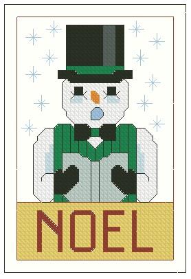 The Sing Noel Snowman Ornament - Linda Jeanne Jenkins