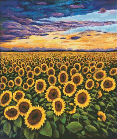 Sunset Starburst - Charting Creations