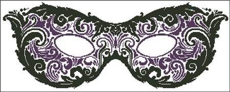Masquerade Silhouette - Charting Creations