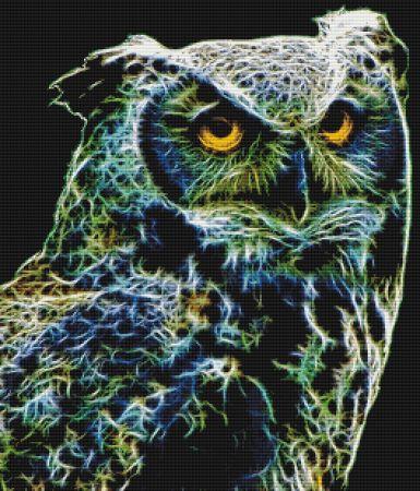 Fractalius Owl by Sarah Paine - Paine Free Crafts