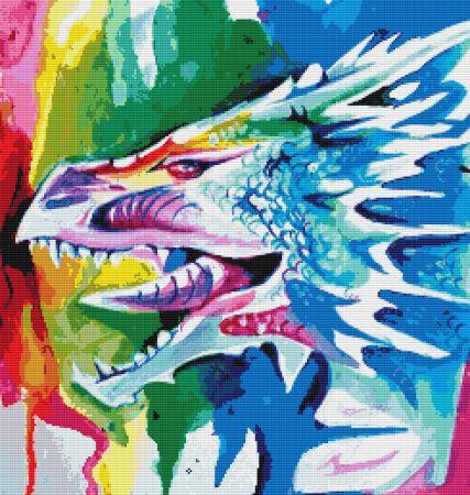 Rainbow Dragon by Katy Lipscomb - Paine Free Crafts