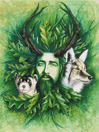 Green Man by Octavia Vaughan - Paine Free Crafts