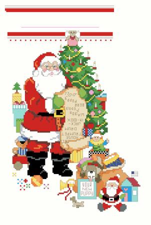 He's Making A List Stocking - Kooler Design Studio