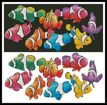 Colourful Clownfish - Artecy Cross Stitch