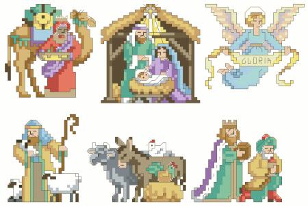 Nativity Ornaments - Kooler Design Studio