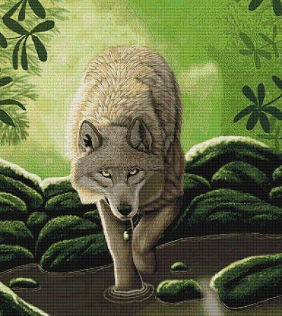 River Wolf by Ondjage - Paine Free Crafts