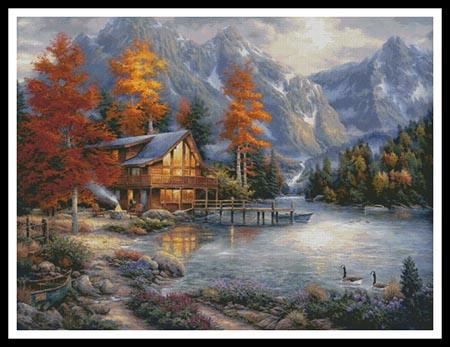 Space For Reflection (Large) - Artecy Cross Stitch