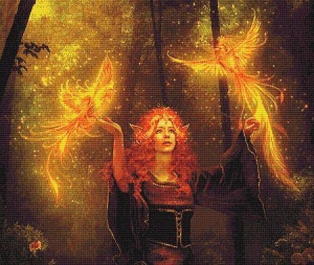 Fire Dance by Perla Marina - Paine Free Crafts