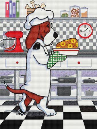 Basset Chef by Terry Stanley - Paine Free Crafts