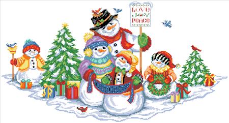 Snow Folks Tree Skirt - Kooler Design Studio