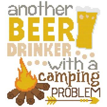Beer Drinker ... Camping Problem - Cross Stitch Wonders