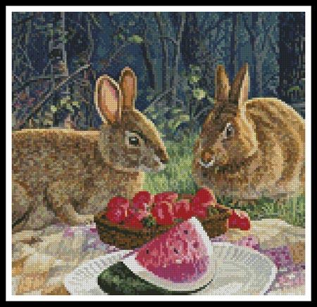 Sunny Bunnies (Crop 1) - Artecy Cross Stitch