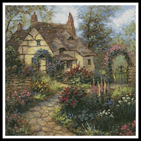 Cottage Garden (Crop) - Artecy Cross Stitch