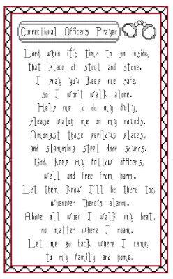 Correctional Officer Prayer - Iris Originals