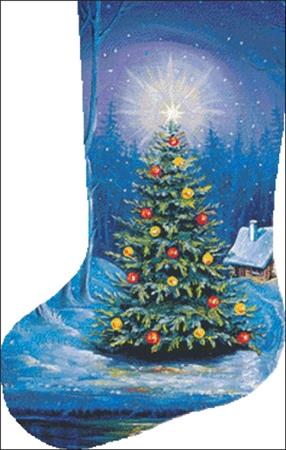 Stocking A Magical Evening - Charting Creations