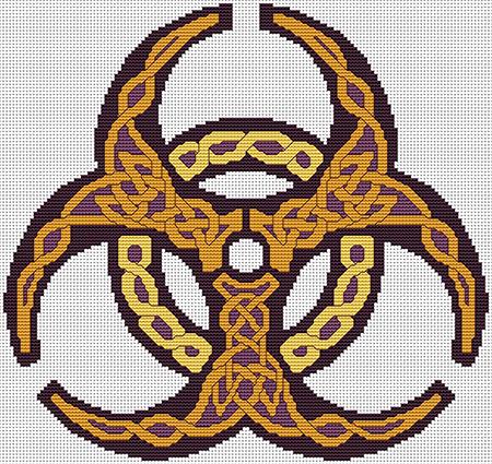 Biohazard Knotwork - Artists Alley