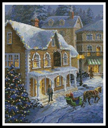 Christmas Village (Crop 1) - Artecy Cross Stitch