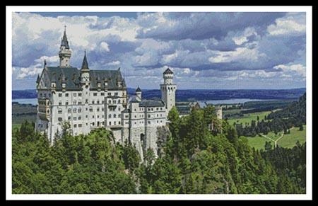 Neuschwanstein Castle 2 - Artecy Cross Stitch