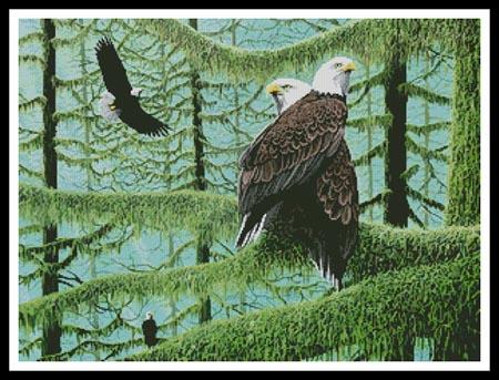 A Gathering Of Eagles - Artecy Cross Stitch