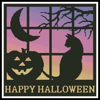 Halloween Square 1 - Artecy Cross Stitch