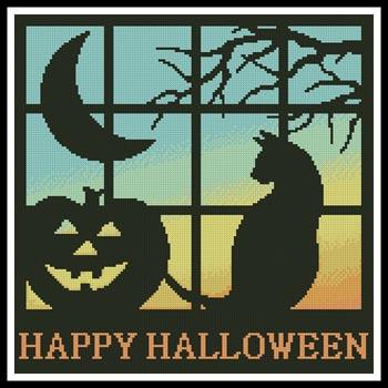 Halloween Square 2 - Artecy Cross Stitch