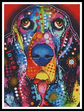 Abstract Basset - Artecy Cross Stitch