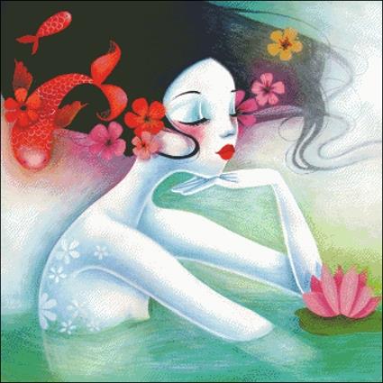 Mermaid Princess - Charting Creations