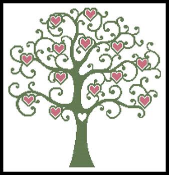 Heart Tree - Artecy Cross Stitch