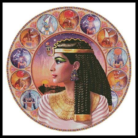 Cleopatra Circle (Left) - Artecy Cross Stitch