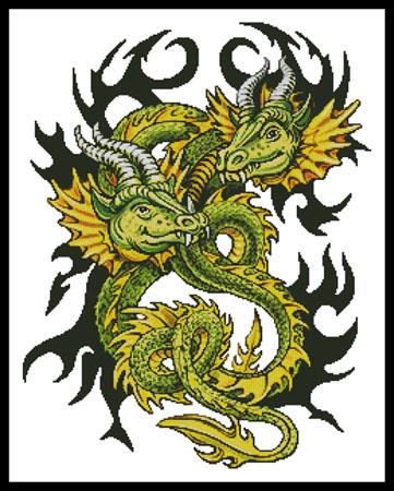 Artistic Dragons - Artecy Cross Stitch